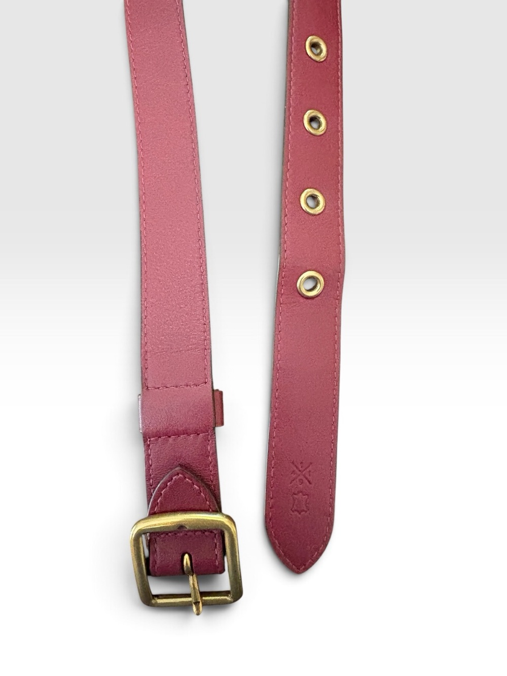 Coach Turnlock Flare Belt Bag Style 316 Red & Lilac Colorblock Leather Crossbody - Picture 12 of 14